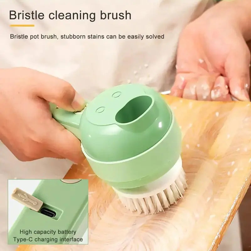 Portable 4-in-1 Electric Vegetable Chopper Set